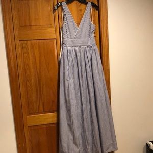 NWT J. crew cotton poplin gown